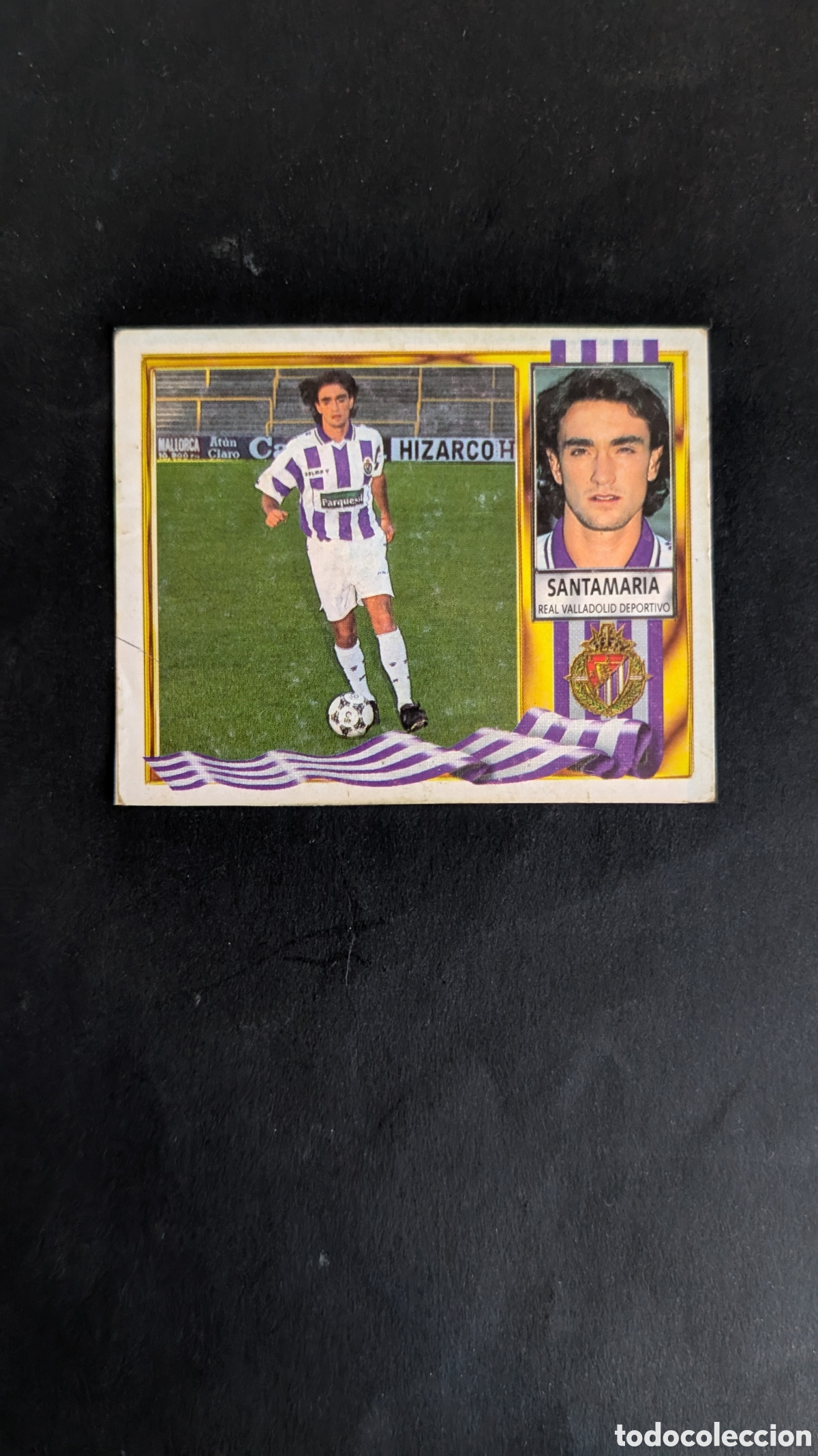 Cartes &agrave; collectionner de Football: SANTAMARIA VALLADOLID VERSION PARQUESOL LIGA ESTE 1995/96 95 96 RECORTADO