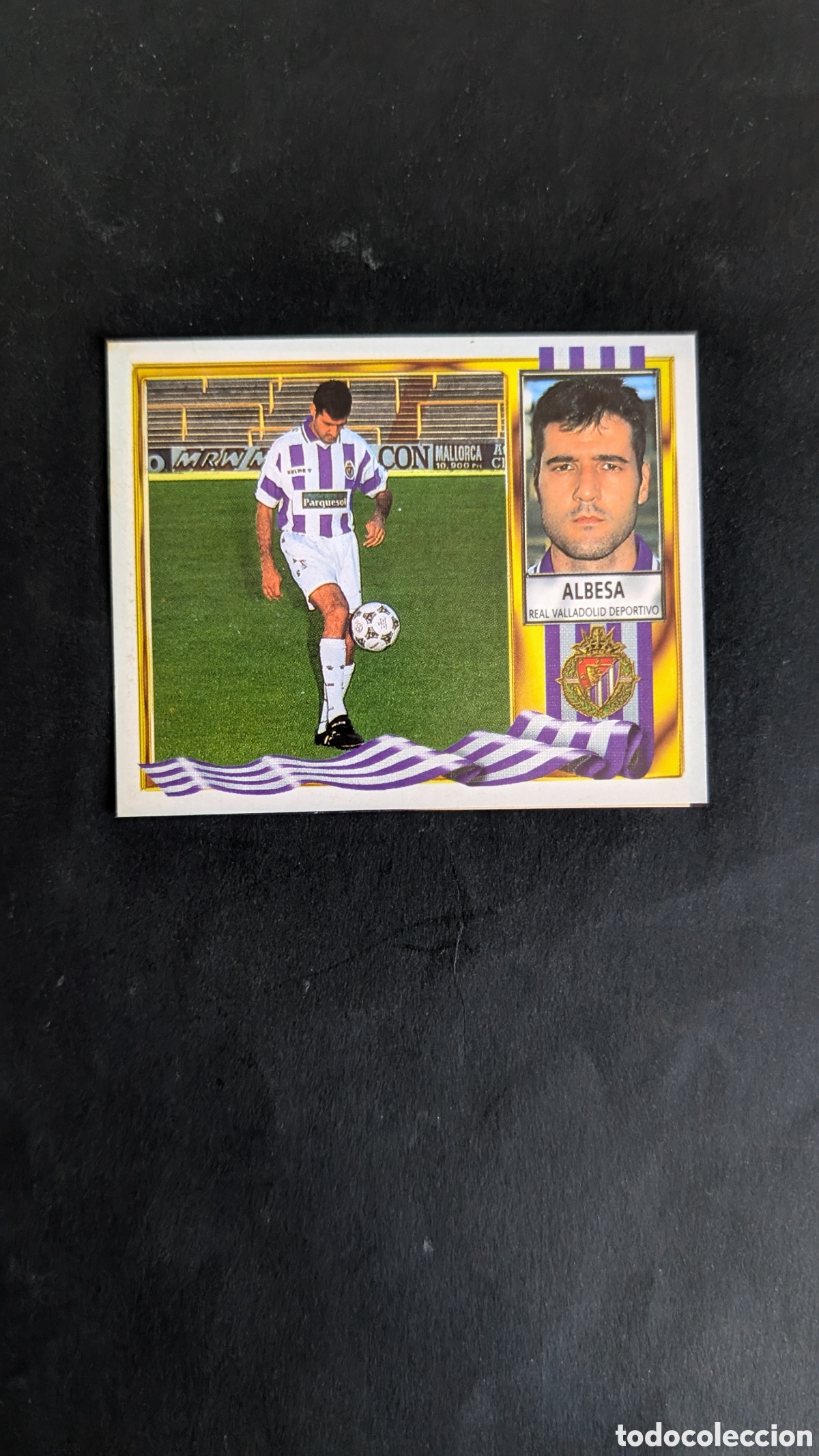 Cartes &agrave; collectionner de Football: ALBESA VALLADOLID VERSION PARQUESOL LIGA ESTE 1995/96 95 96 RECORTADO