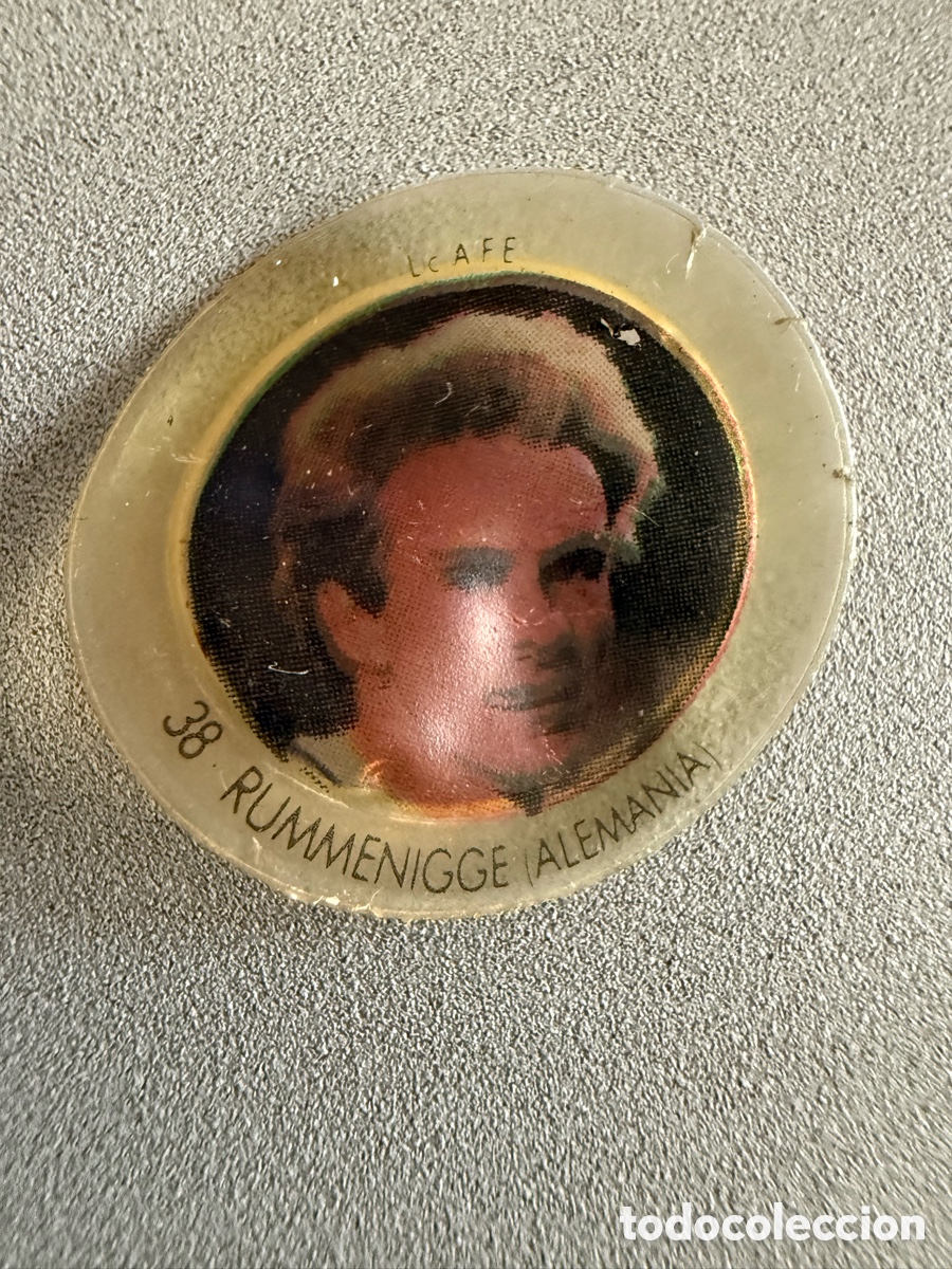 Figurine di Calcio: Cromo Chapa. COCA COLA. RUMMENIGGE ( Alemania ) MUNDIAL 82