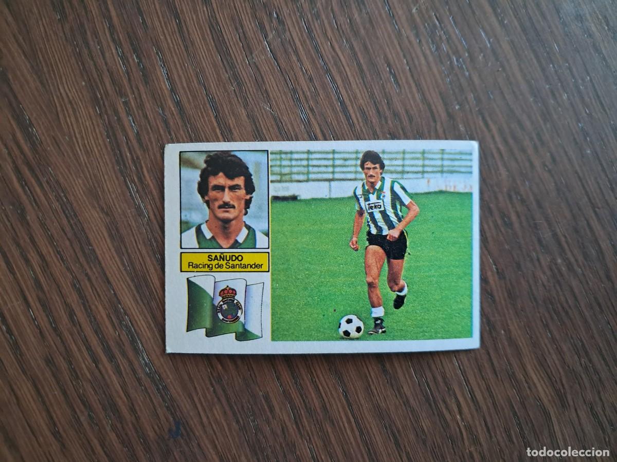 Cromos de f&uacute;tbol: cromo de futbol, ediciones Este, liga 82-83, Sa&ntilde;udo, Racing de Santander. sin pegar.