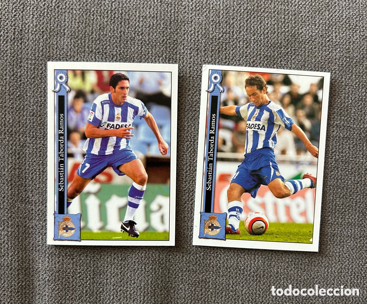 Cromos de f&uacute;tbol: Taborda error y corregido 655 05 06 2005 2006 Mundicromo