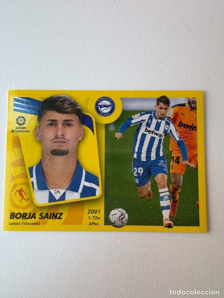 Cromos de f&uacute;tbol: Cromo Borja Sanz Alav&eacute;s 17 Liga Este 2021-22
