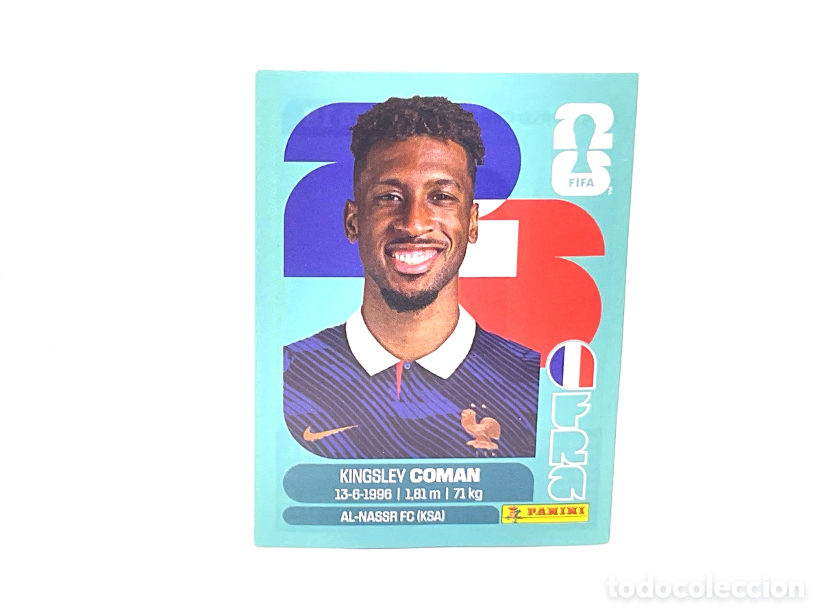 Cromos de f&uacute;tbol: FRANCIA/FRA. N&ordm;18. KINGSLEV COMAN FIFA WORLD CUP 2026.PANINI