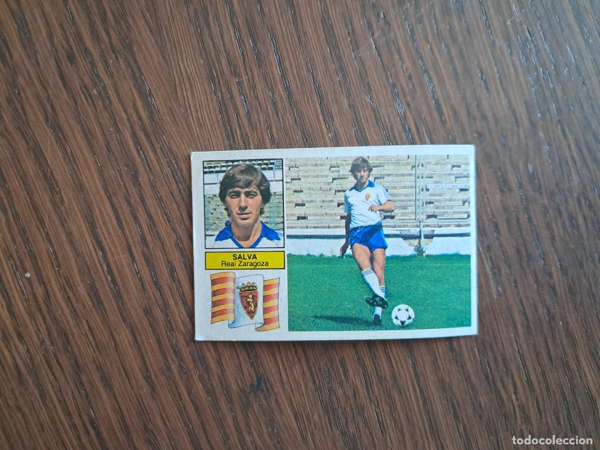 Cromos de f&uacute;tbol: cromo de futbol, ediciones Este, liga 82-83, Salva, R. Zaragoza, &uacute;ltimos fichajes n&ordm; 22. sin pegar.