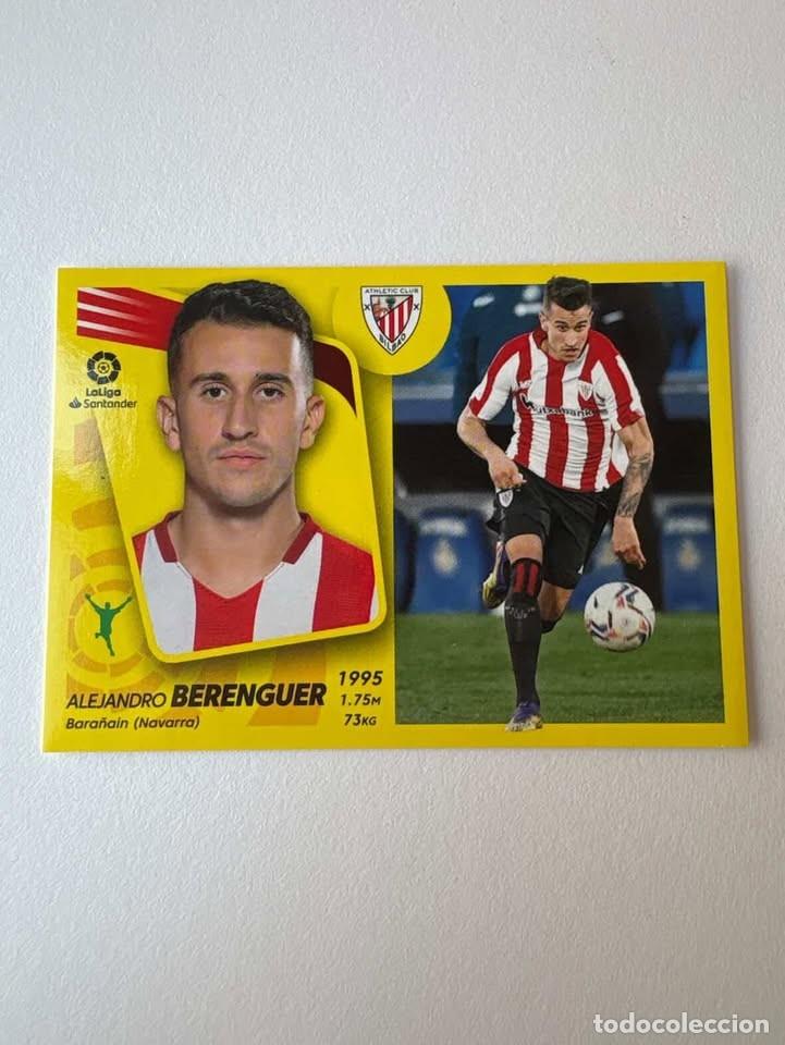 Cromos de f&uacute;tbol: Cromo Alejandro Berenguer Athletic Club de Bilbao 18 Liga Este 2021-22