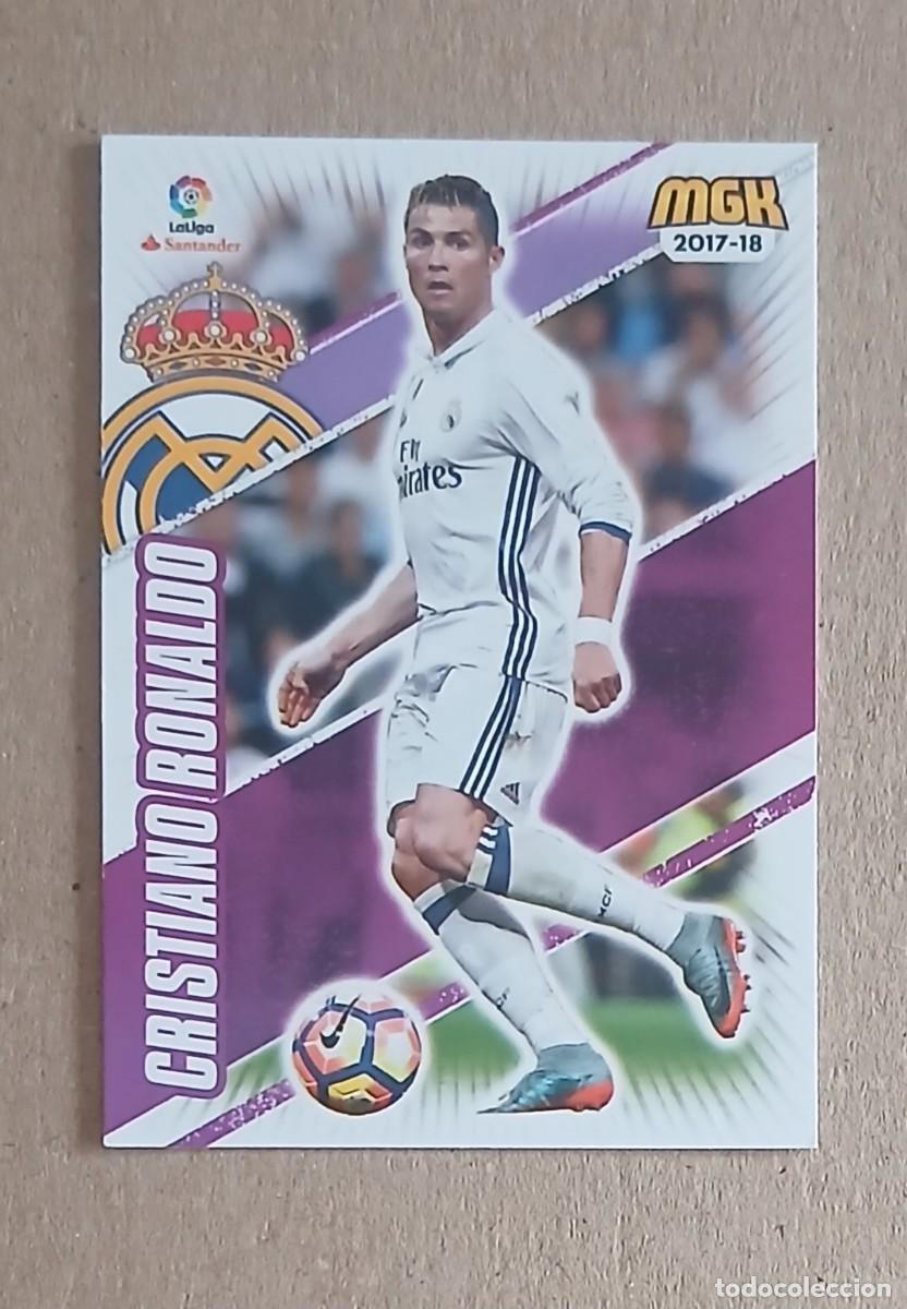Cromos de f&uacute;tbol: CROMO n&ordm; 396 CRISTIANO RONALDO REAL MADRID MEGACRACKS 2017 -2018 DE PANINI.