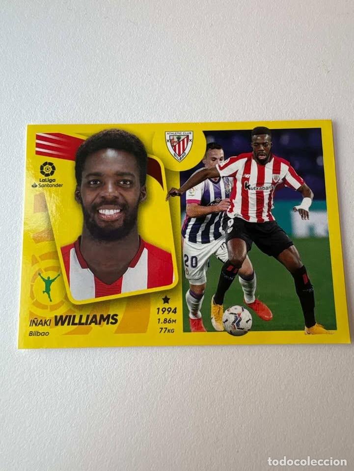 Cromos de f&uacute;tbol: Cromo I&ntilde;aki Williams Athletic Club de Bilbao 20 Liga Este 2021-22
