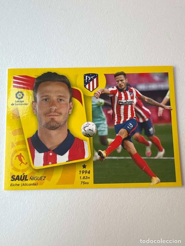 Cromos de f&uacute;tbol: Cromo Sa&uacute;l &Ntilde;&iacute;guez Atl&eacute;tico de Madrid 14 Liga Este 2021-22