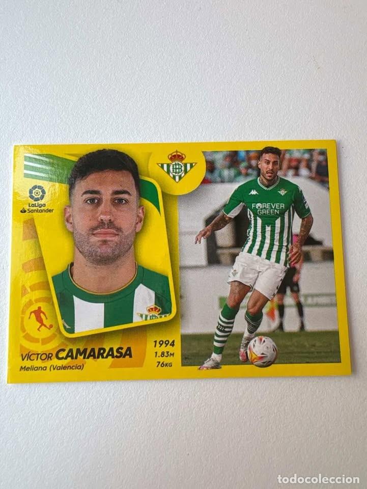 Cromos de f&uacute;tbol: Cromo V&iacute;ctor Camarasa Betis 12bis Liga Este 2021-22