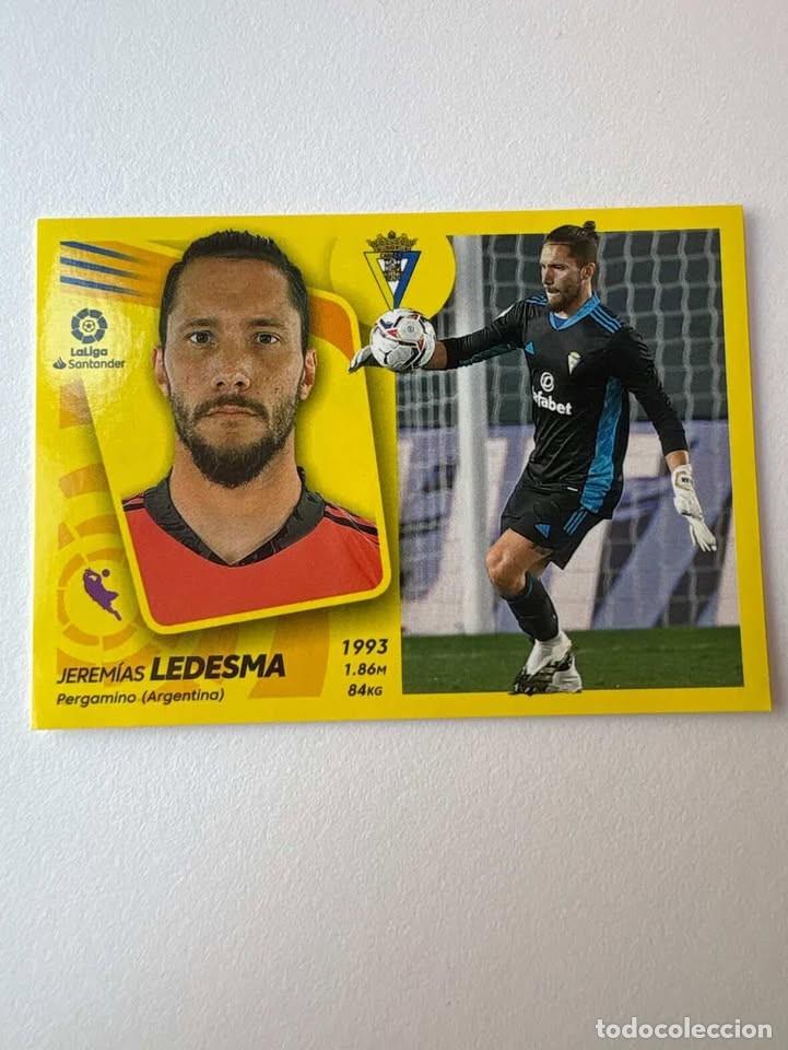 Cromos de f&uacute;tbol: Cromo Jerem&iacute;as Ledesma C&aacute;diz 5 Liga Este 2021-22