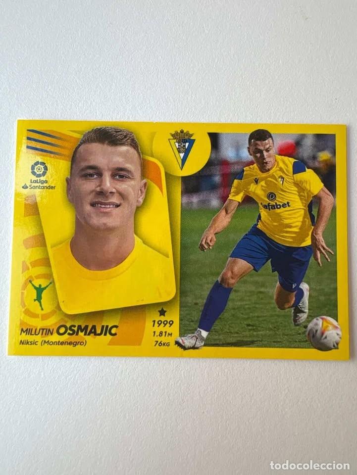 Cromos de f&uacute;tbol: Cromo Milutin Osmajic C&aacute;diz 17bis Liga Este 2021-22