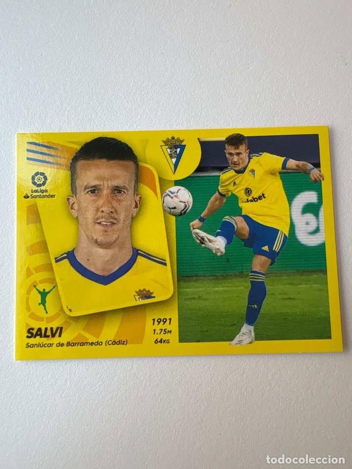 Cromos de f&uacute;tbol: Cromo Salvi C&aacute;diz 18 Liga Este 2021-22