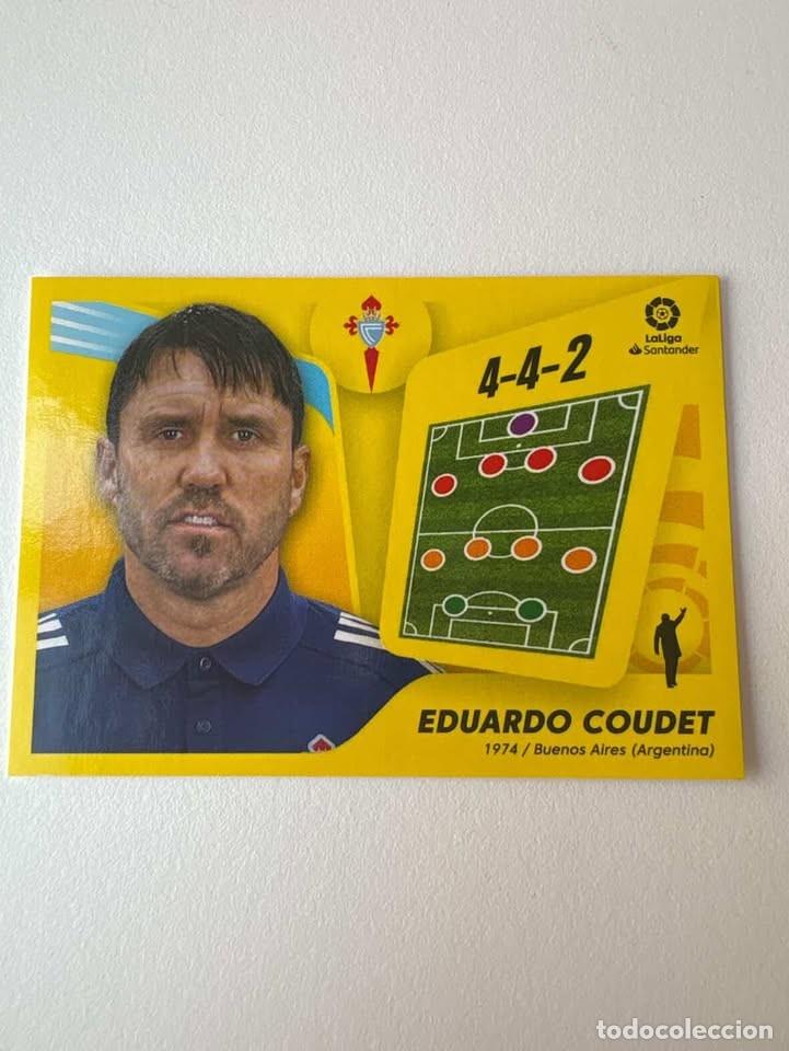 Cromos de f&uacute;tbol: Cromo Eduardo Coudet Celta Entrenador 2 Liga Este 2021-22