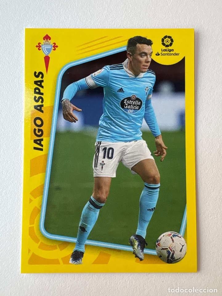Cromos de f&uacute;tbol: Cromo Iago Aspas Celta Entrenador 3 Liga Este 2021-22