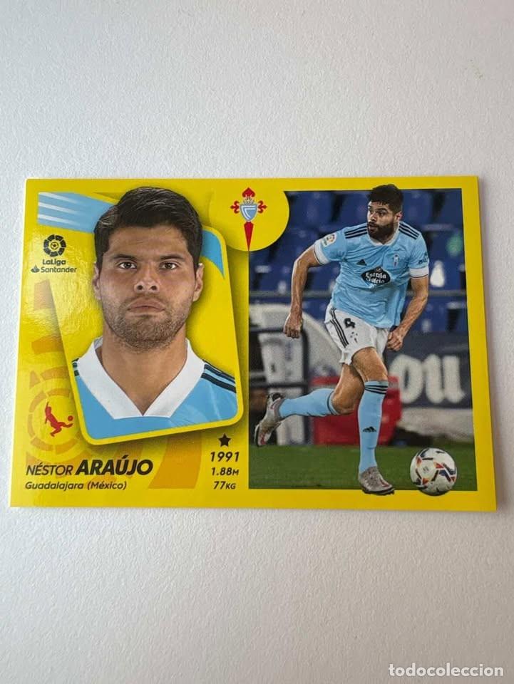 Cromos de f&uacute;tbol: Cromo N&eacute;stor Ara&uacute;jo Celta 10 Liga Este 2021-22