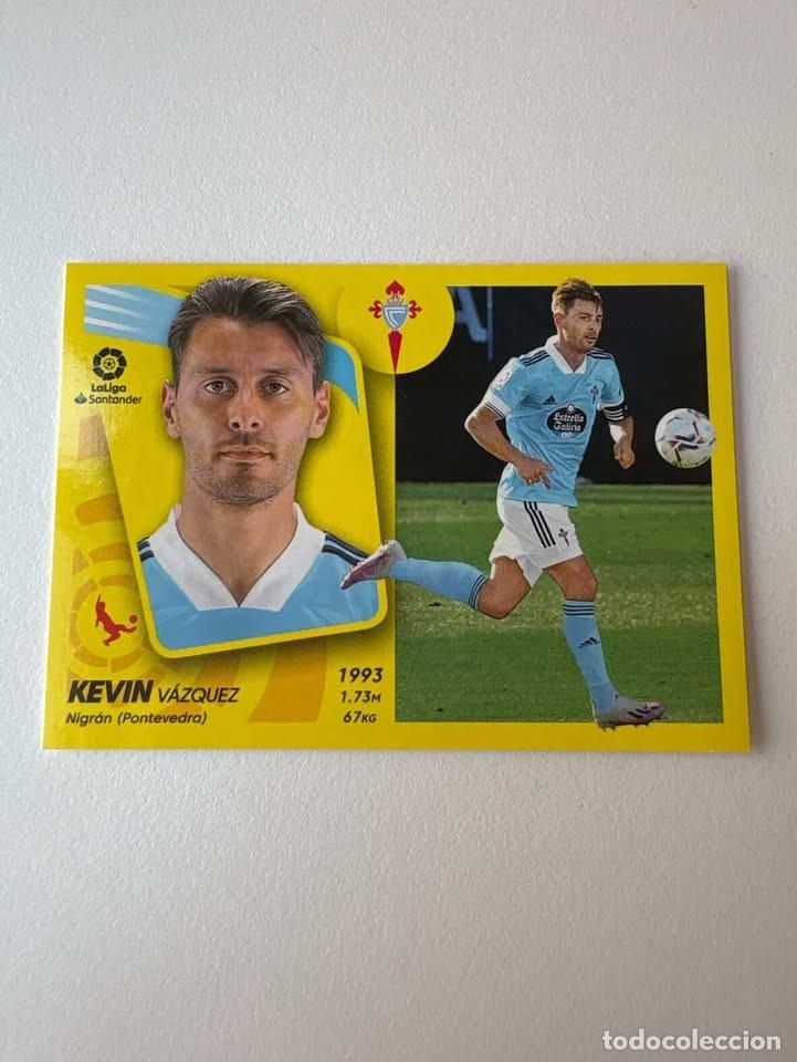 Cromos de f&uacute;tbol: Cromo Kevin V&aacute;zquez Celta 11B Liga Este 2021-22