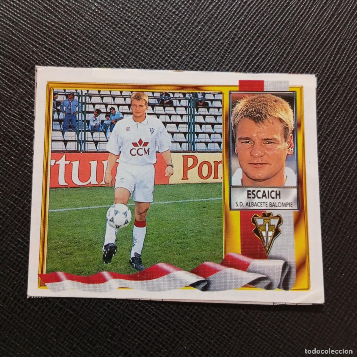 Cromos de f&uacute;tbol: ESCAICH ALBACETE ESTE 1995 1996 CROMO FUTBOL 95 96 - RECORTADO - A76 PG1 COLOCA