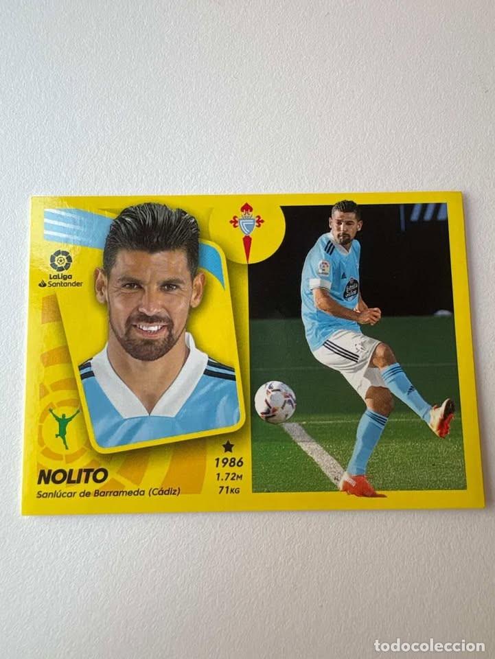 Cromos de f&uacute;tbol: Cromo Nolito Celta 18 Liga Este 2021-22