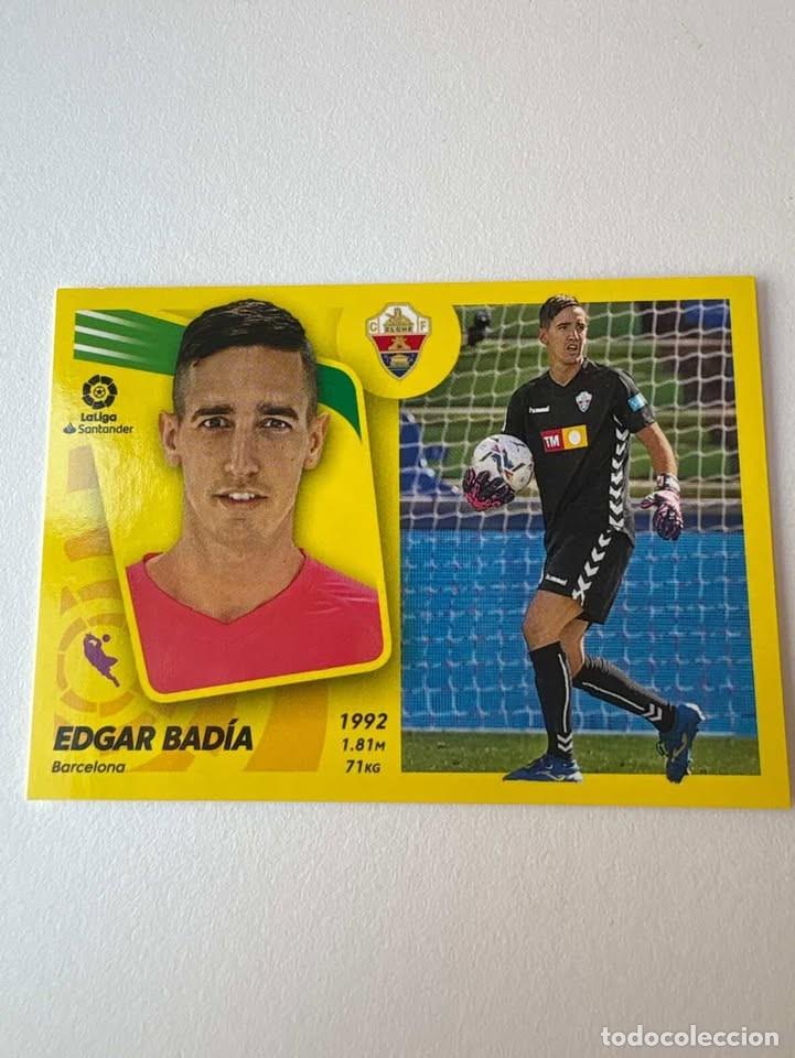 Cromos de f&uacute;tbol: Cromo Edgar Bad&iacute;a Elche 5 Liga Este 2021-22