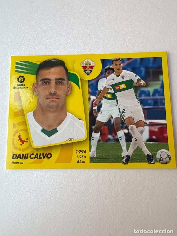 Cromos de f&uacute;tbol: Cromo Dani Calvo Elche 8 Liga Este 2021-22