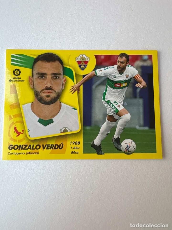 Cromos de f&uacute;tbol: Cromo Gonzalo Verd&uacute; Elche11 Liga Este 2021-22
