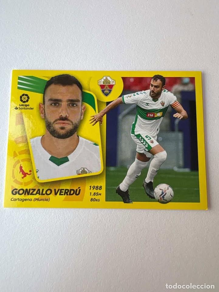 Cromos de f&uacute;tbol: Cromo Gonzalo Verd&uacute; Elche11 Liga Este 2021-22
