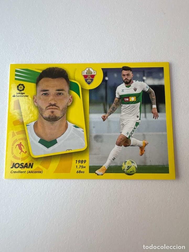 Cromos de f&uacute;tbol: Cromo Jos&aacute;n Elche 13A Liga Este 2021-22