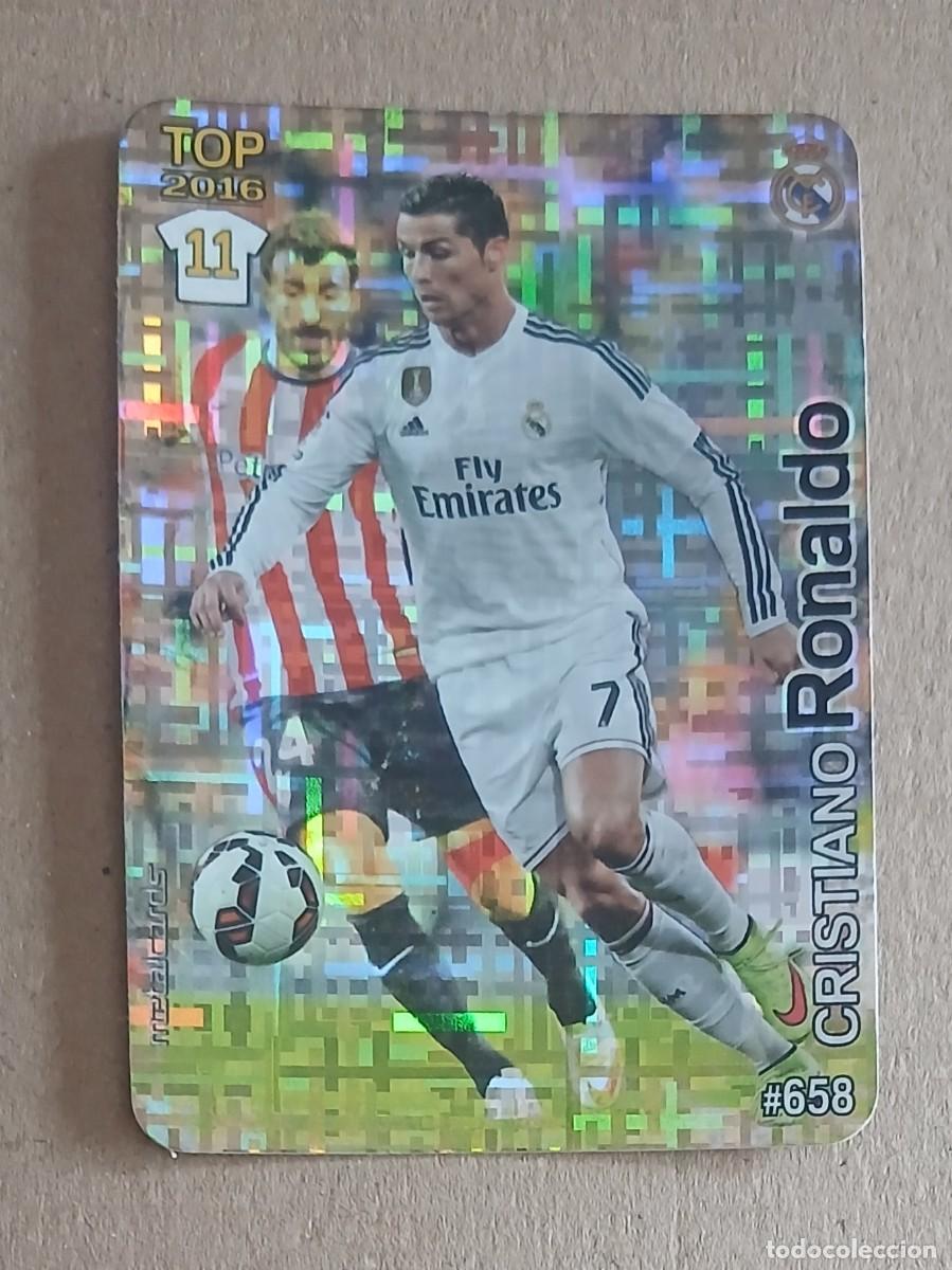Cromos de f&uacute;tbol: CROMO n&ordm; 658 CRISTIANO RONALDO REAL MADRID TETRIS MUNDICROMO 2015-2016. Nuevo.