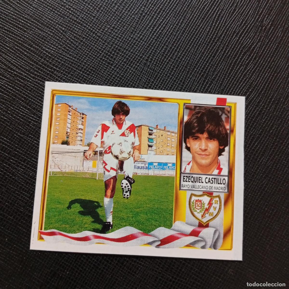 Cromos de f&uacute;tbol: EZEQUIEL CASTILLO RAYO VALLECANO ESTE 1995 1996 CROMO FUTBOL 95 96 - RECORTADO - A76 PG5 FICHAJE 28