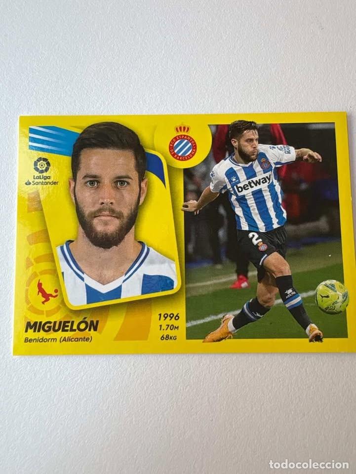 Cromos de f&uacute;tbol: Cromo Miguel&oacute;n Espanyol 7 Liga Este 2021-22