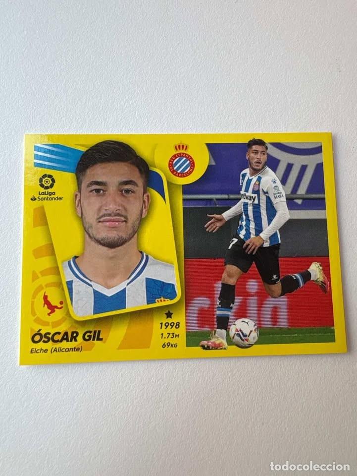 Cromos de f&uacute;tbol: Cromo &Oacute;scar Gil Espanyol 8 Liga Este 2021-22