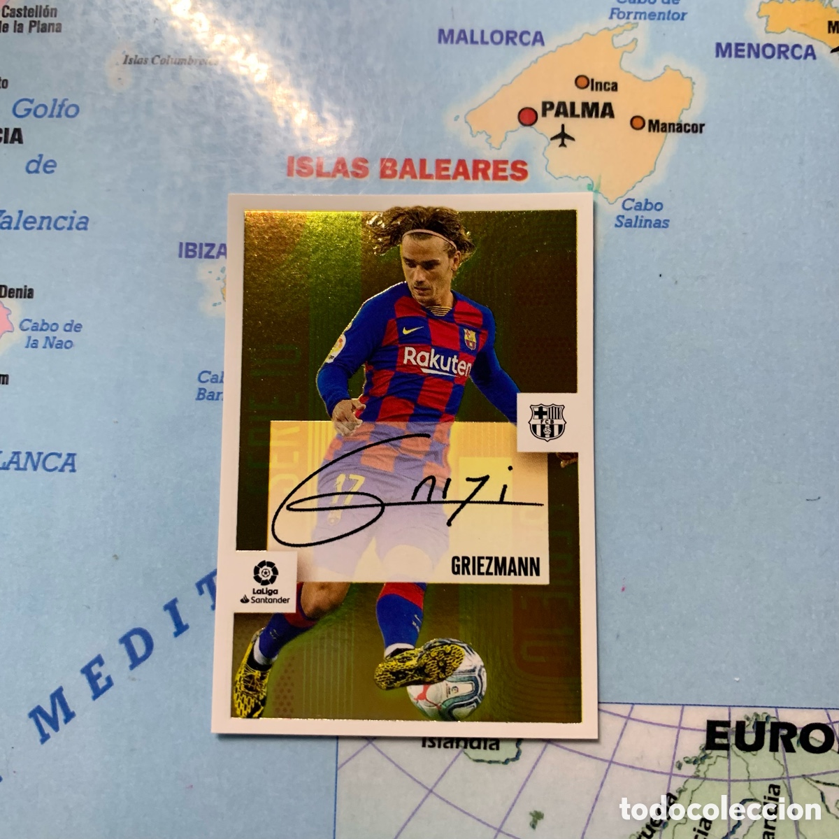 Cromos de f&uacute;tbol: Griezmann Serie diez n&uacute;mero 6 cromo liga este 20-21 2020-2021