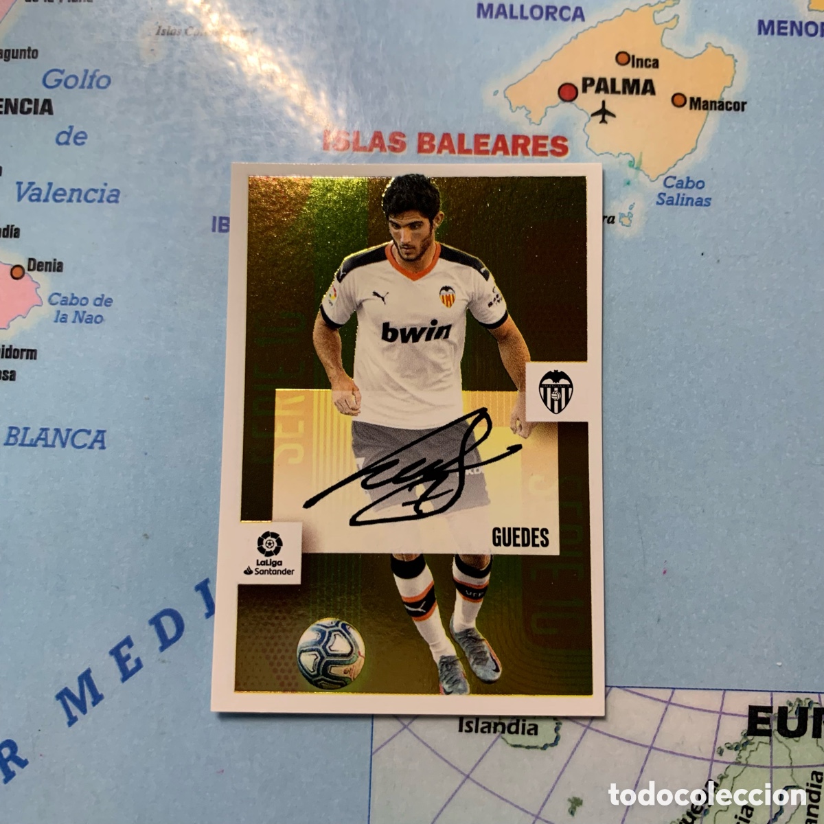 Cromos de f&uacute;tbol: Guedes Serie diez n&uacute;mero 7 cromo liga este 20-21 2020-2021