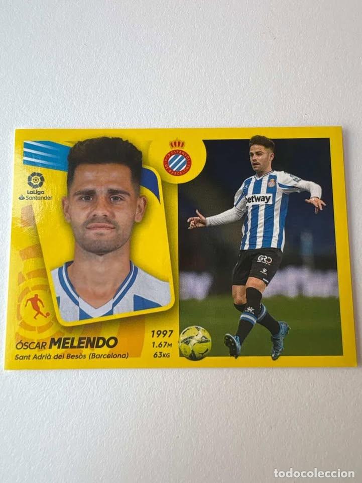 Cromos de f&uacute;tbol: Cromo &Oacute;scar Melendo Espanyol 14A Liga Este 2021-22