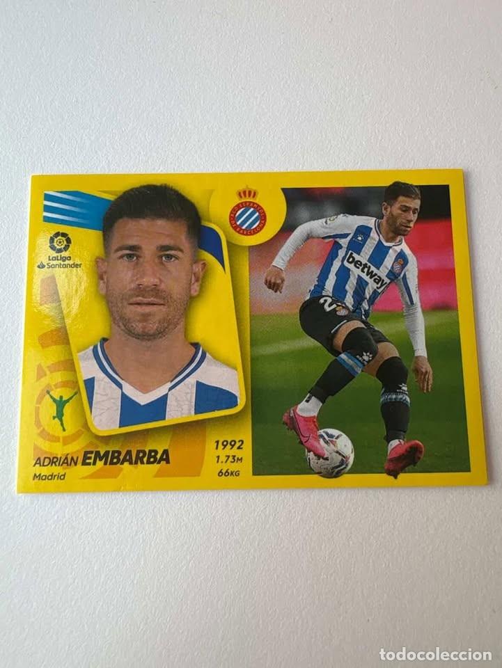 Cromos de f&uacute;tbol: Cromo Adri&aacute;n Embarba Espanyol 16 Liga Este 2021-22