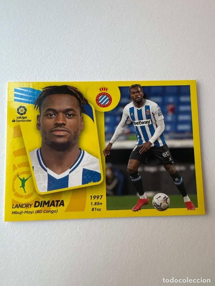 Cromos de f&uacute;tbol: Cromo Landry Dimata Espanyol 19A Liga Este 2021-22