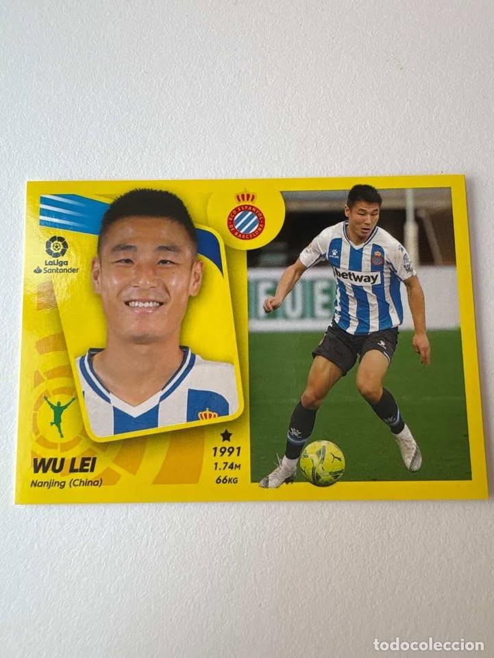 Cromos de f&uacute;tbol: Cromo Wu Lei Espanyol 19B Liga Este 2021-22