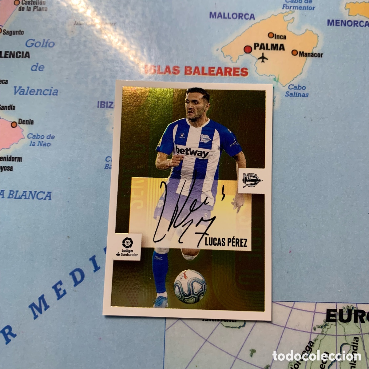 Cromos de f&uacute;tbol: Lucas Perez Serie diez n&uacute;mero 13 cromo liga este 20-21 2020-2021