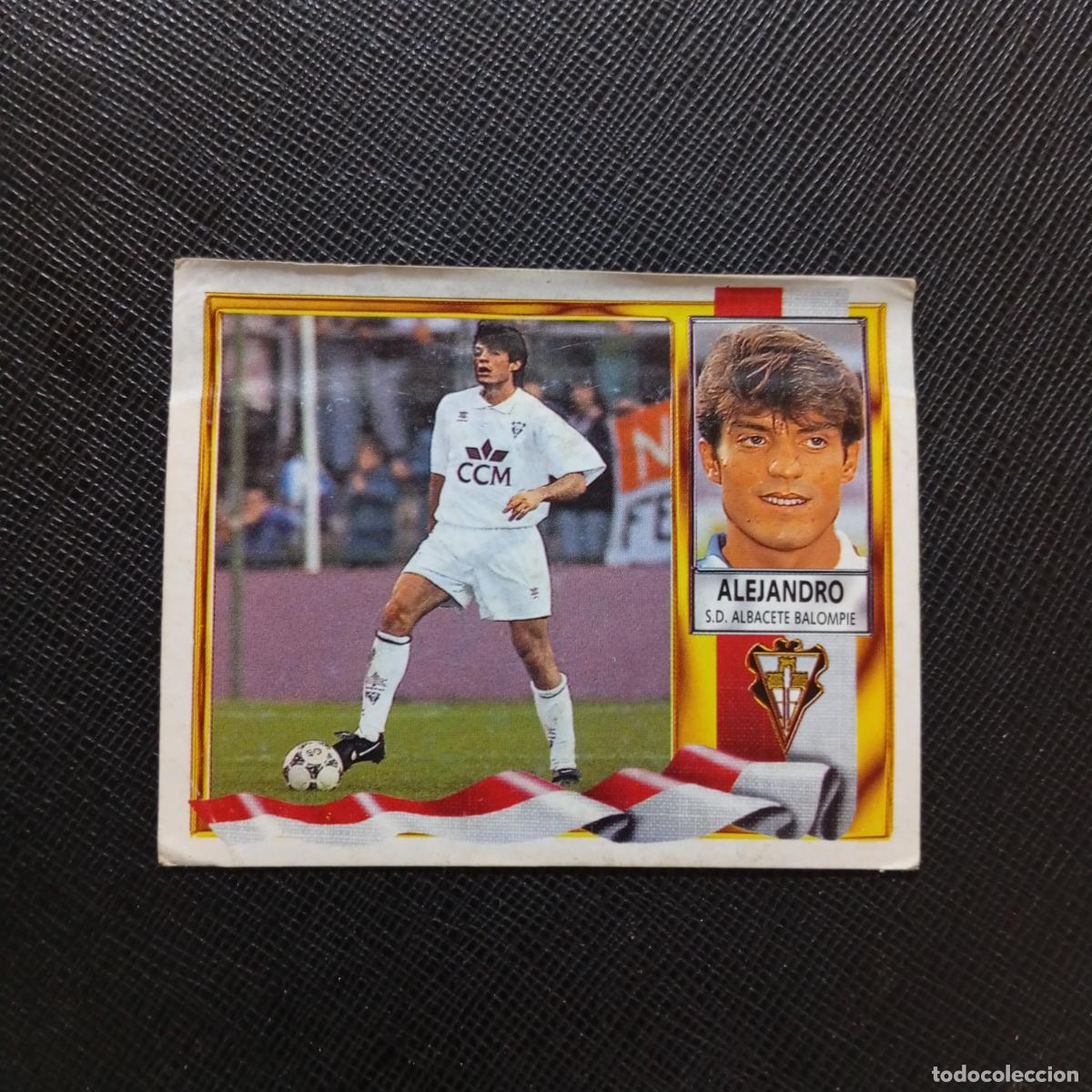 Cromos de f&uacute;tbol: ALEJANDRO ALBACETE ESTE 1995 1996 CROMO FUTBOL 95 96 - VENTANILLA - A39 PG10 COLOCA