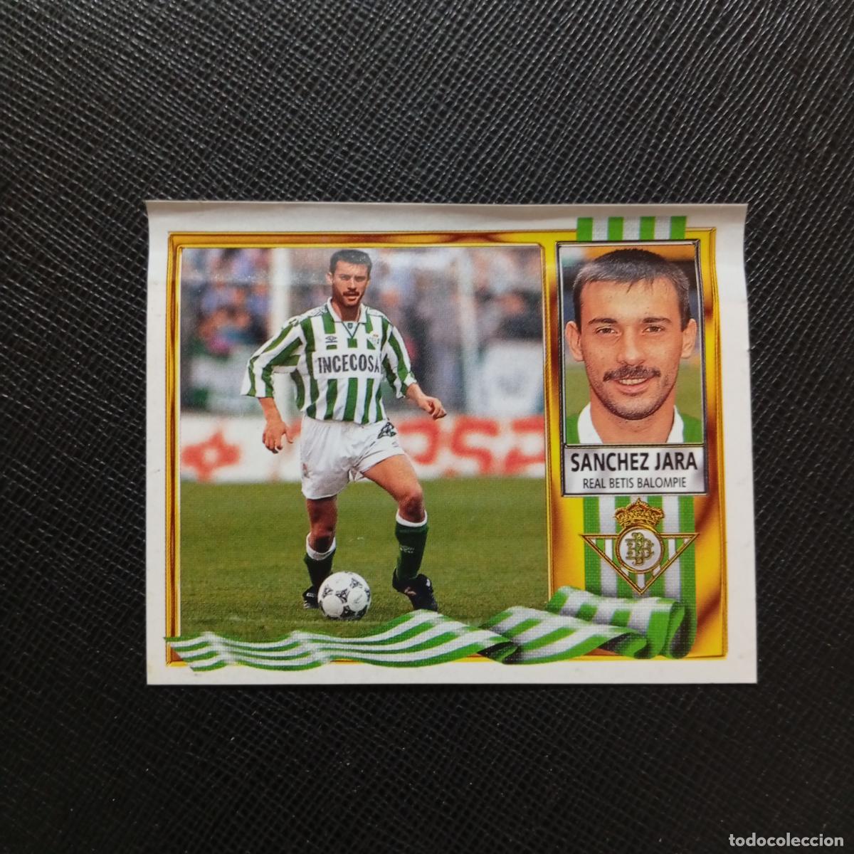 Cromos de f&uacute;tbol: SANCHEZ JARA REAL BETIS ESTE 1995 1996 CROMO FUTBOL 95 96 - VENTANILLA - A39 PG10 COLOCA