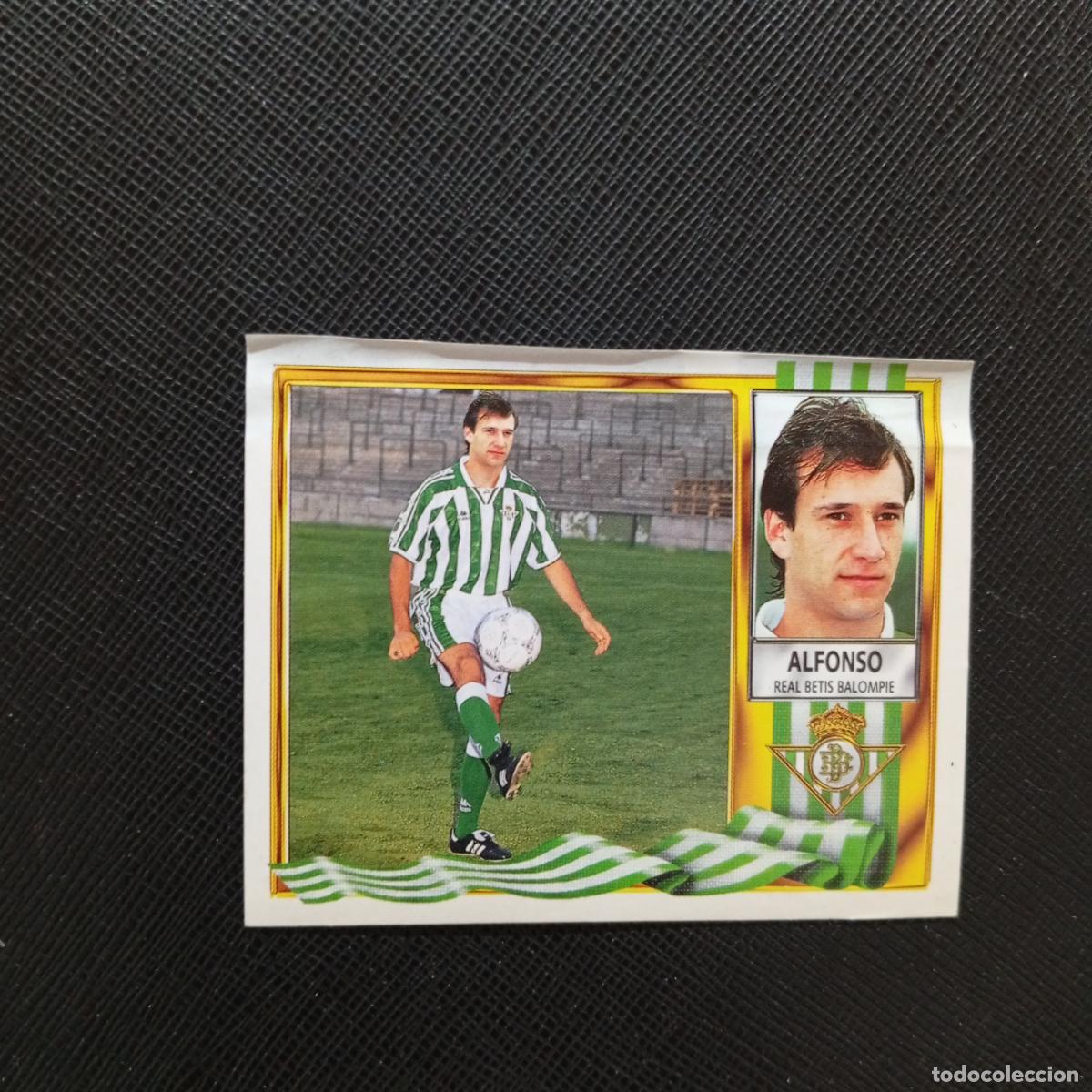 Cromos de f&uacute;tbol: ALFONSO REAL BETIS ESTE 1995 1996 CROMO FUTBOL 95 96 - VENTANILLA - A39 PG10 COLOCA
