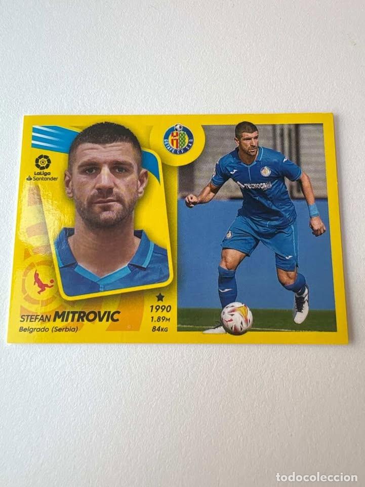 Cromos de f&uacute;tbol: Cromo Stefan Mitrovic Getafe 9bis Liga Este 2021-22
