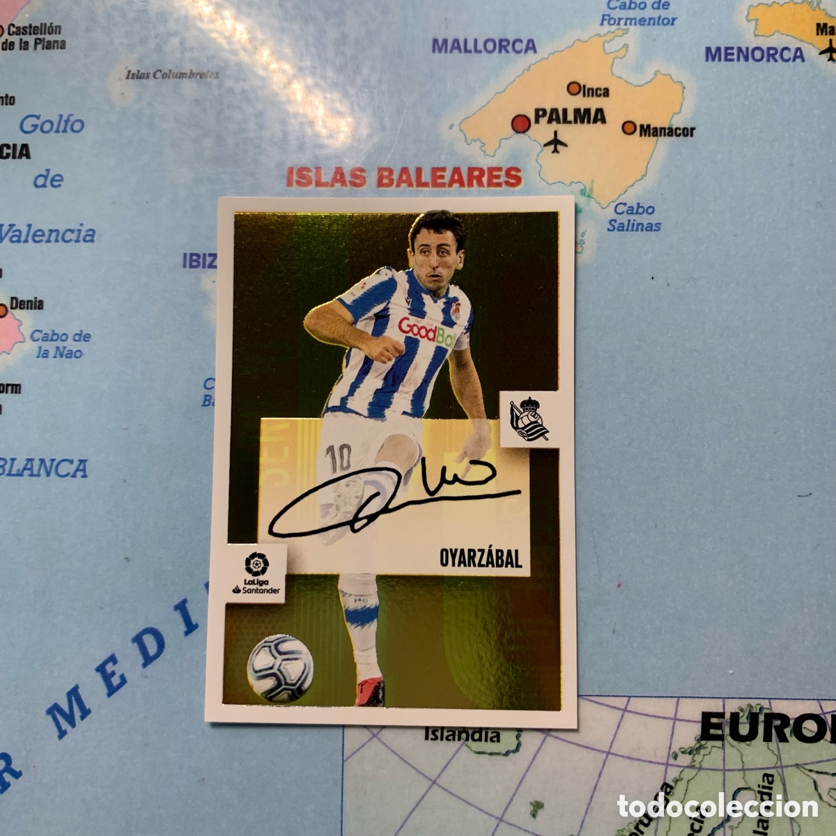 Cartes &agrave; collectionner de Football: Oyarzabal Serie diez n&uacute;mero 20 cromo liga este 2020-2021