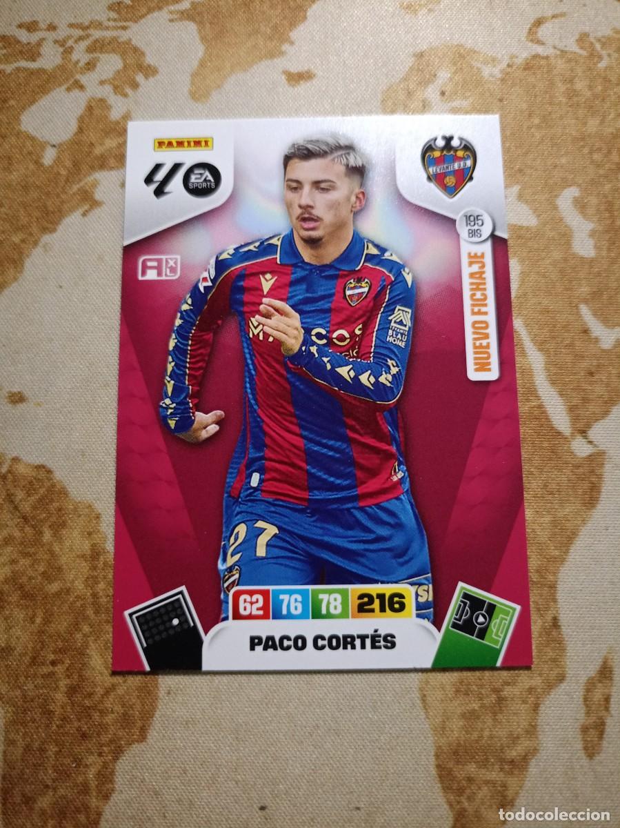Cromos de f&uacute;tbol: Levante 195 bis PACO CORT&Eacute;S Adrenalyn 2025-26