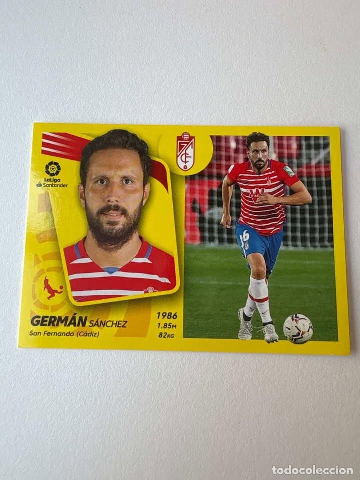 Cromos de f&uacute;tbol: Cromo Germ&aacute;n S&aacute;nchez Granada 9 Liga Este 2021-22