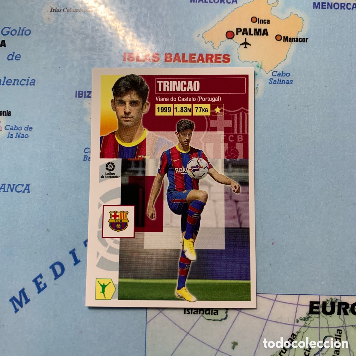 Cromos de f&uacute;tbol: Trincao &uacute;ltimo fichaje n&uacute;mero 5 cromo liga este 20-21 2020-2021