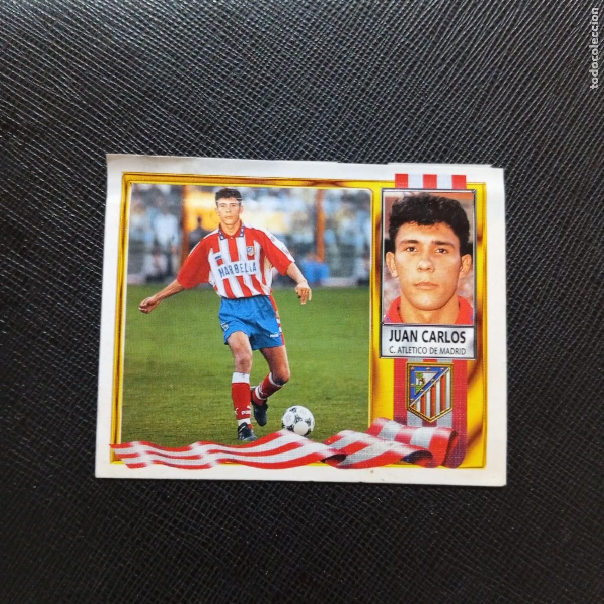 Cromos de f&uacute;tbol: JUAN CARLOS AT MADRID ESTE 1995 1996 CROMO FUTBOL 95 96 - VENTANILLA - A39 PG64 COLOCA
