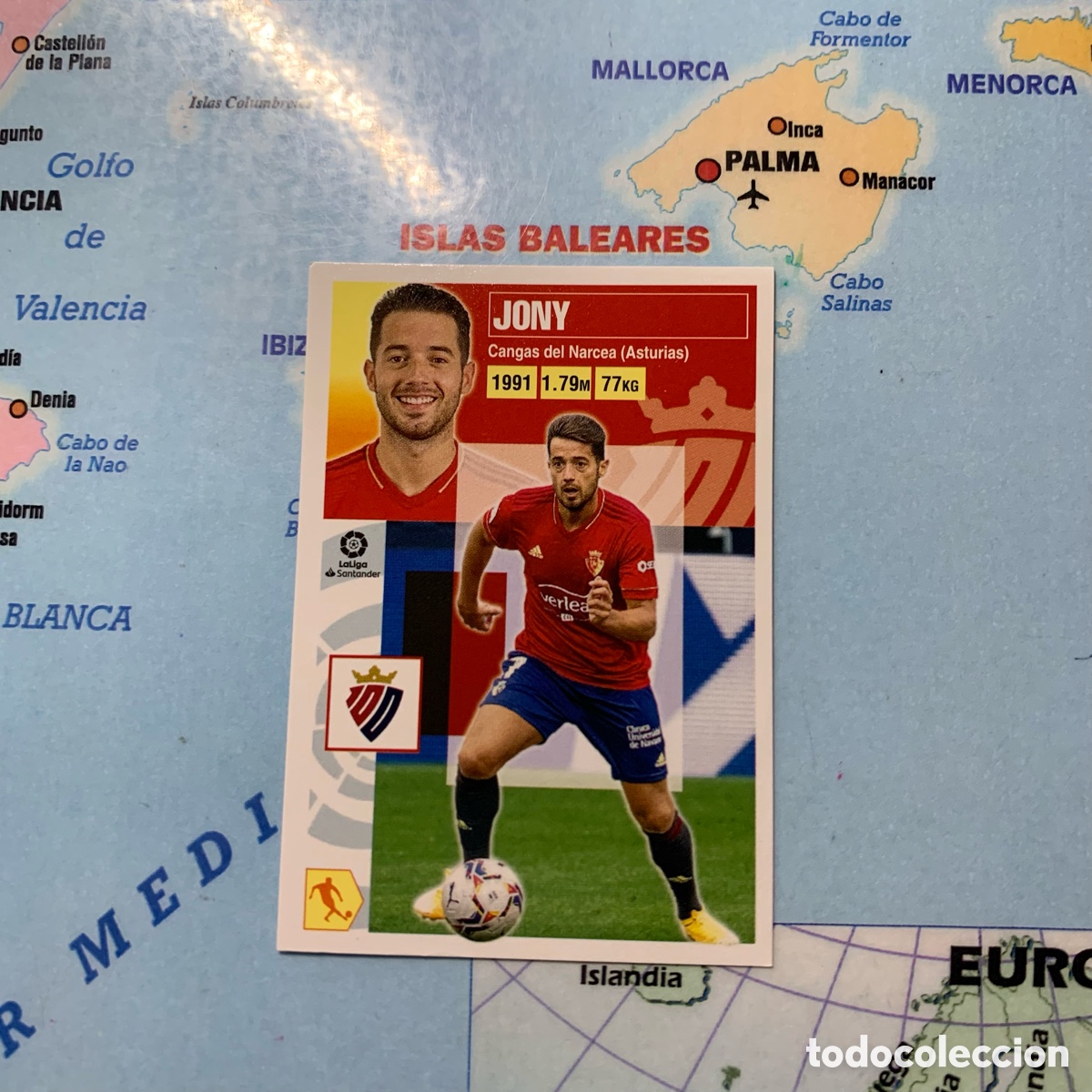 Cromos de f&uacute;tbol: Jony ultimo fichaje n&uacute;mero 34 cromo liga este 20-21 2020-2021