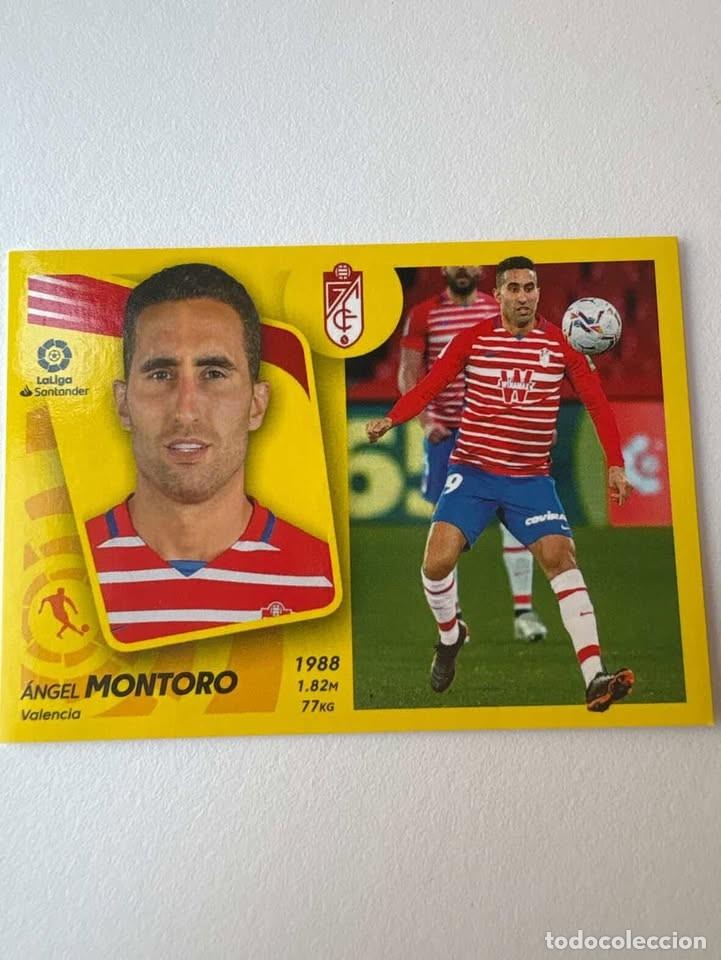 Cromos de f&uacute;tbol: Cromo &Aacute;ngel Montoro Granada 14 Liga Este 2021-22