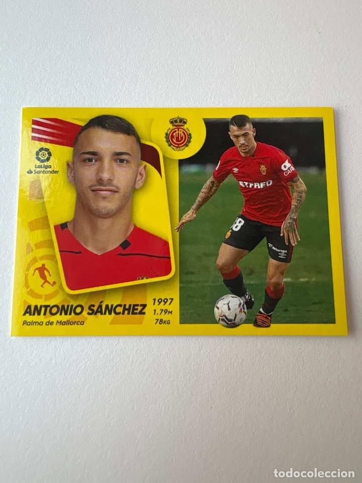 Cromos de f&uacute;tbol: Cromo Antonio S&aacute;nchez Mallorca 16A Liga Este 2021-22
